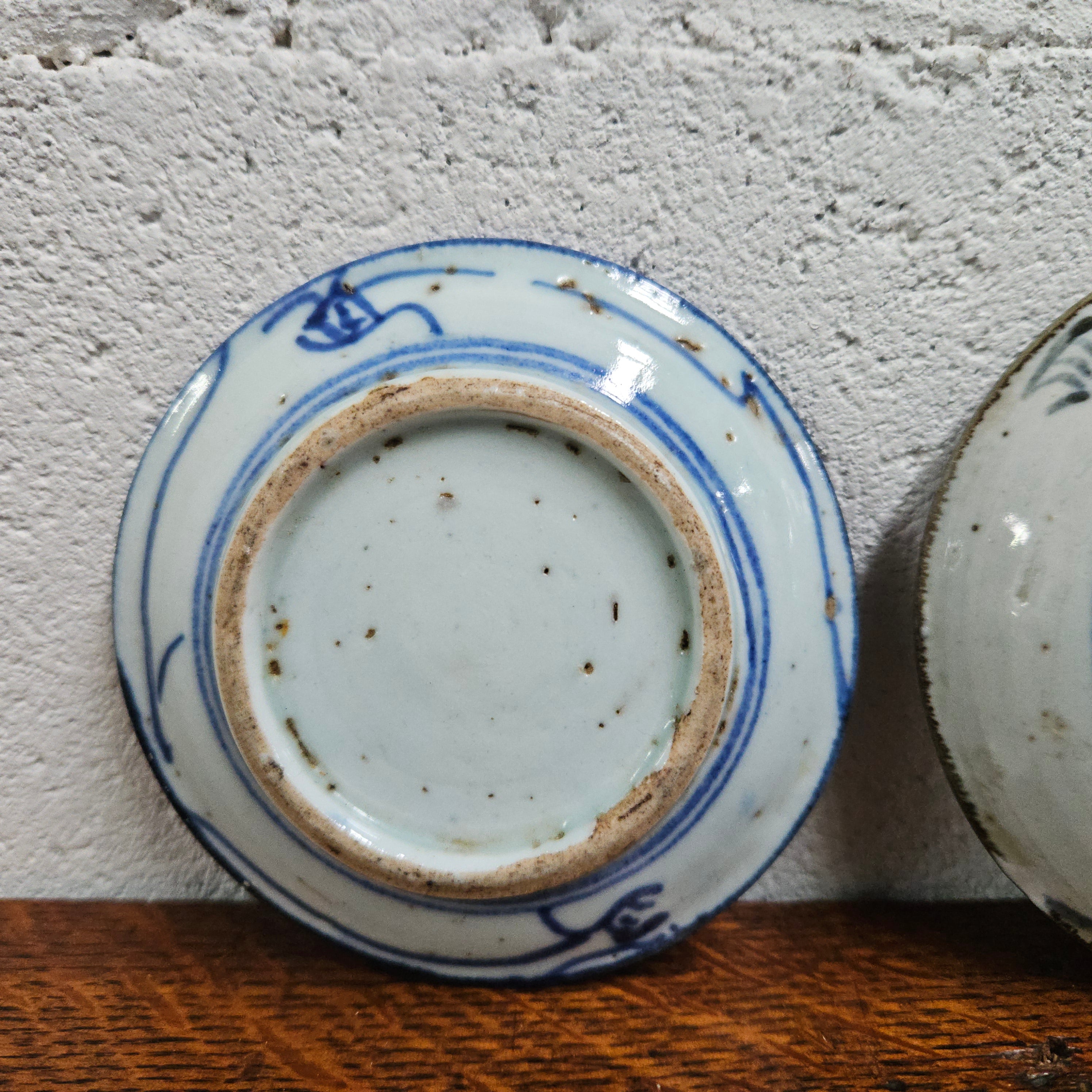 Three Ming Dynasty Dishes A/F | Antique & Vintage | Moonee Ponds Antiques | Australia Wide Delivery