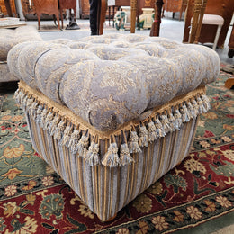Vintage Square Storage Upholstered Ottoman