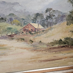 Australian Signed Simpson Oil on Board Framed Painting | Antique & Vintage | Moonee Ponds Antiques | Australia Wide Delivery