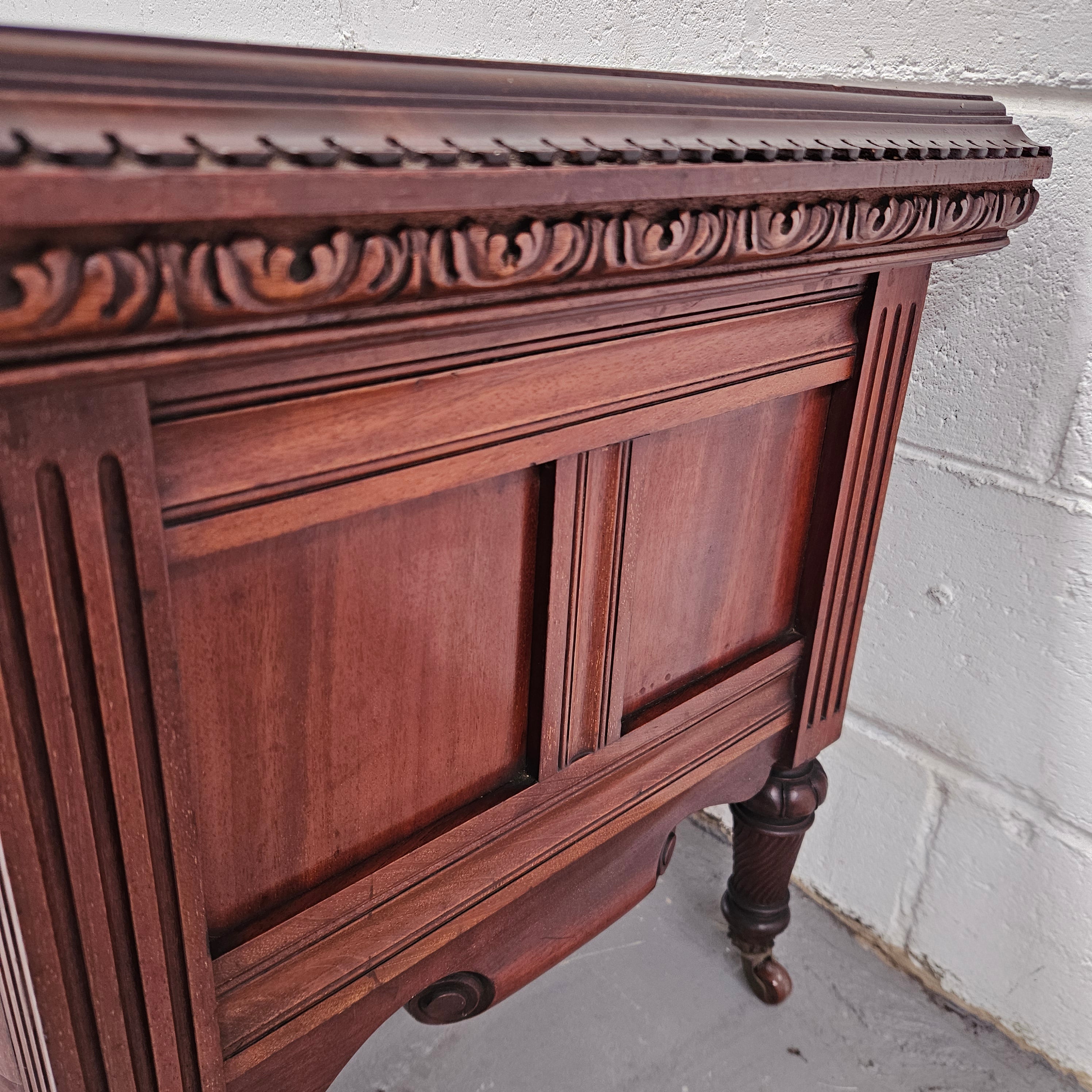 Antique Mahogany Low Cabinet/Side Table | Antique & Vintage | Moonee Ponds Antiques | Australia Wide