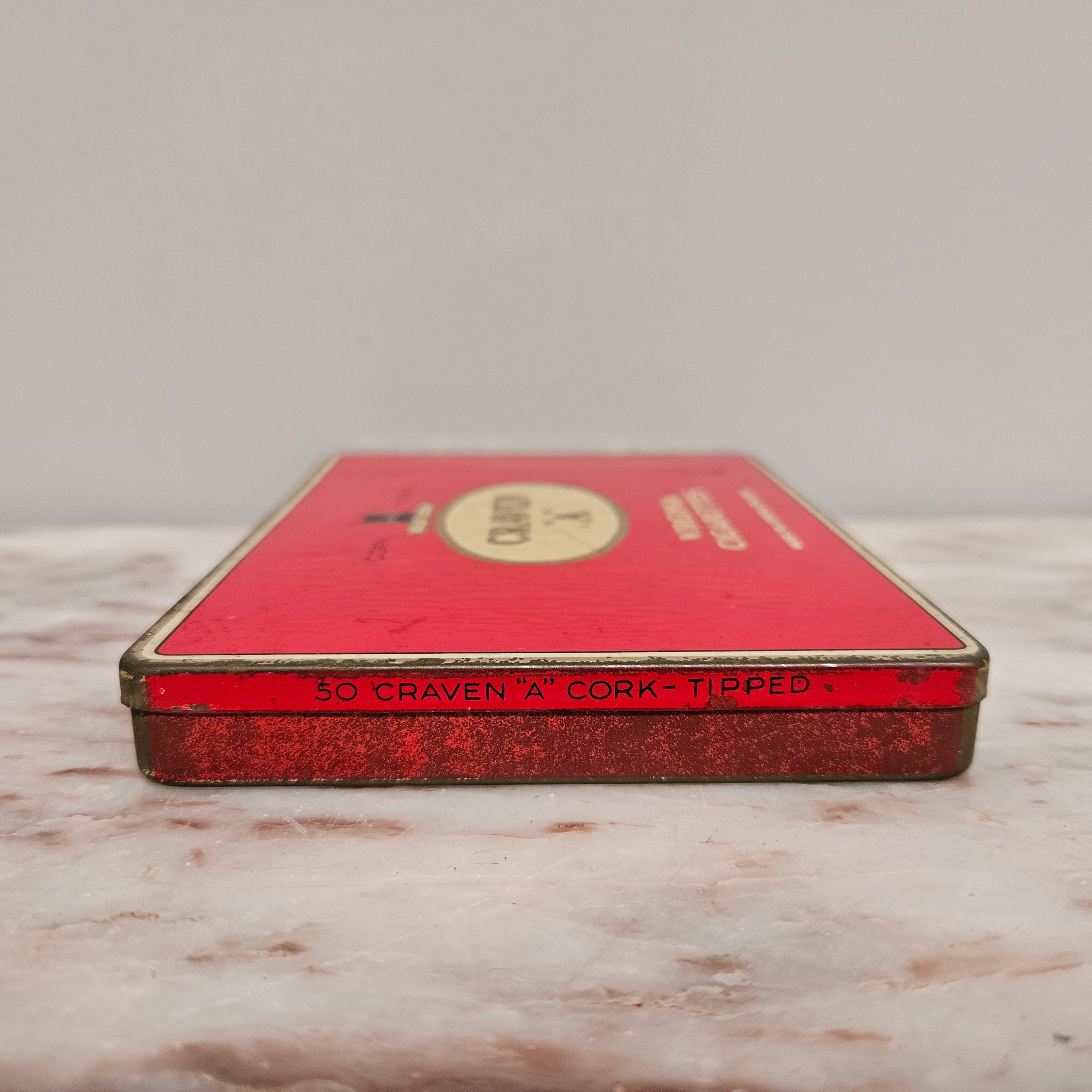 Vintage Craven "A" Tin | Antique & Vintage | Moonee Ponds Antiques | Australia Wide Delivery