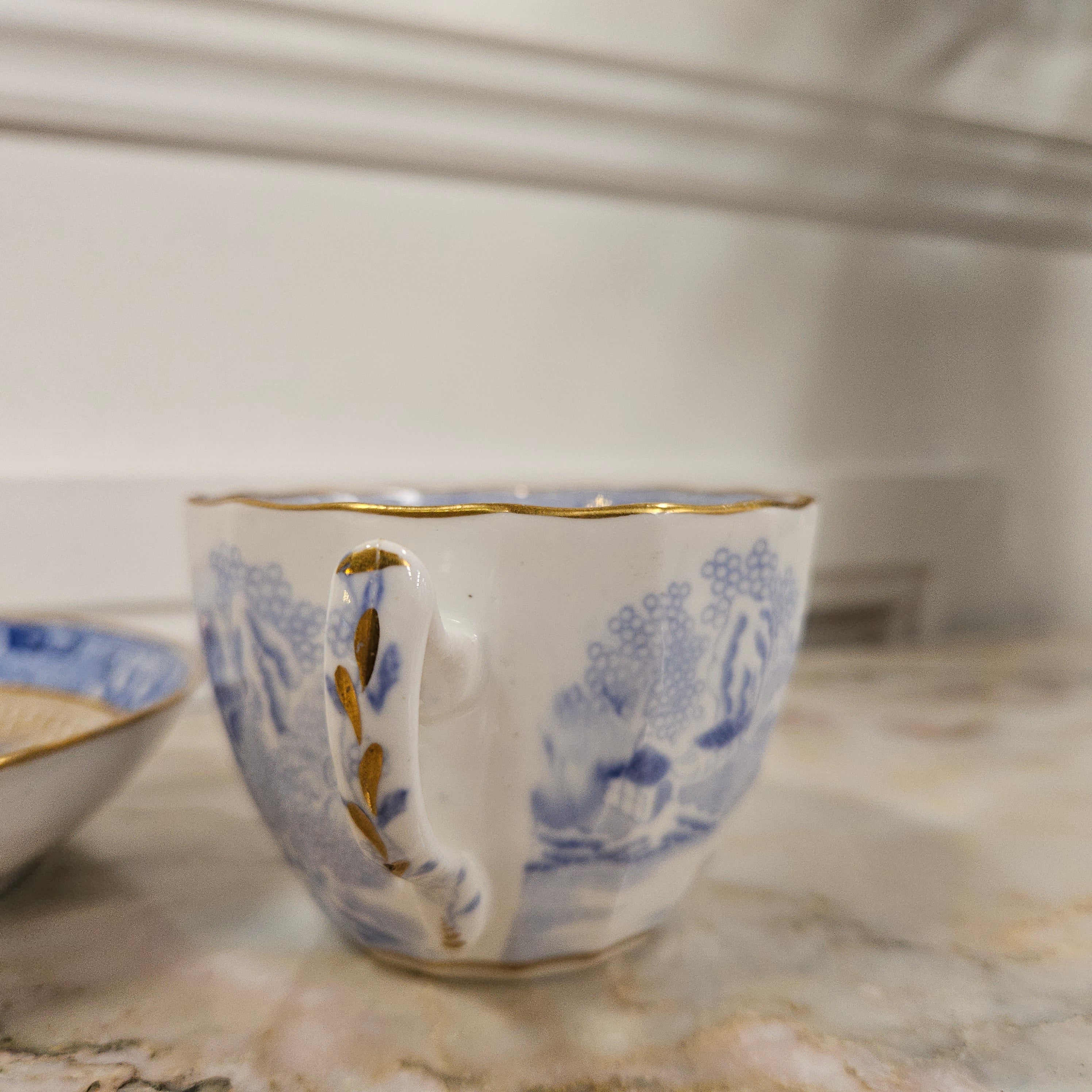 18th Century Worchester Cup & Saucer | Antique & Vintage | Moonee Ponds Antiques | Australia Wide Delivery