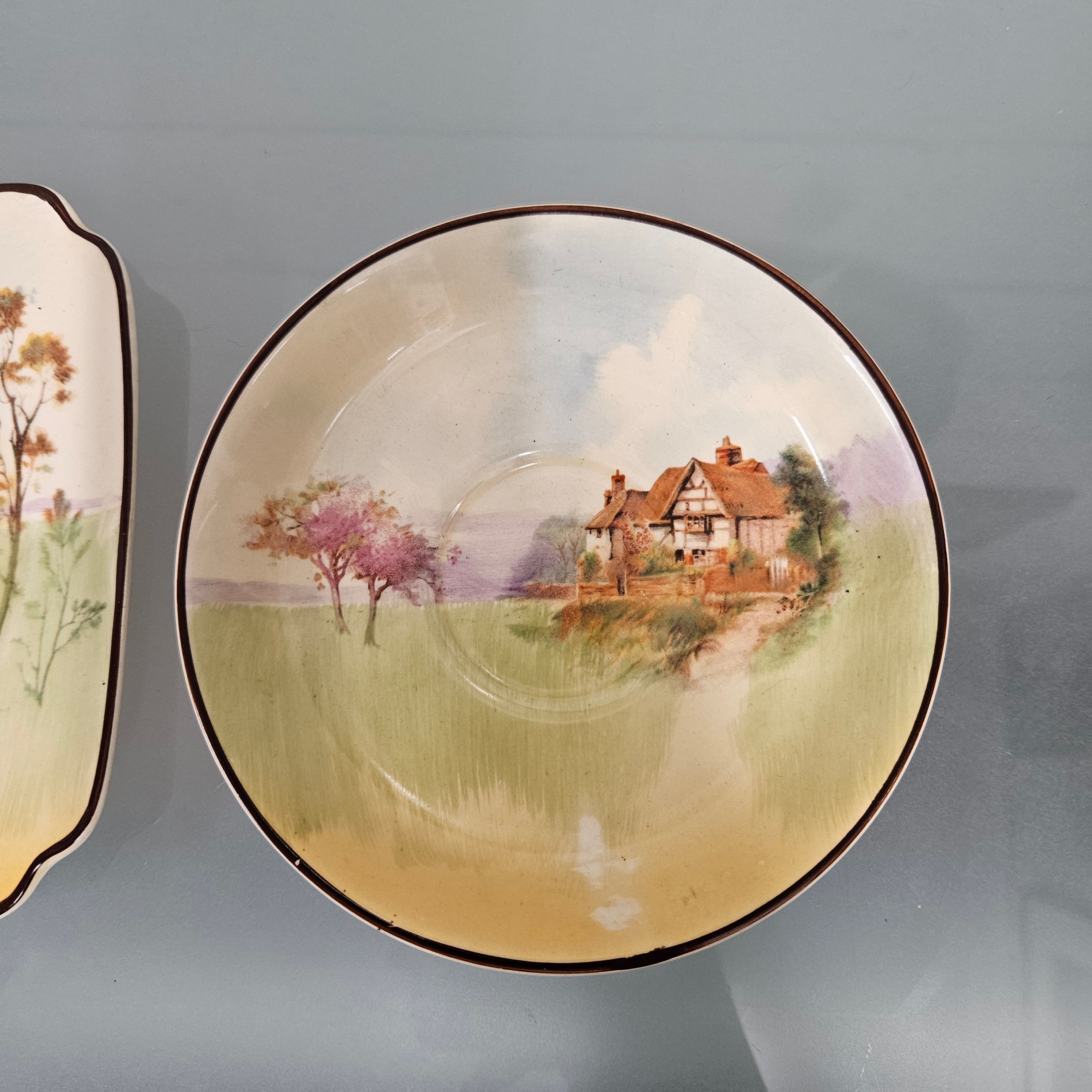 Royal Doulton Red Roof Cottage Trio | Antique & Vintage | Moonee Ponds Antiques | Australia Wide Delivery