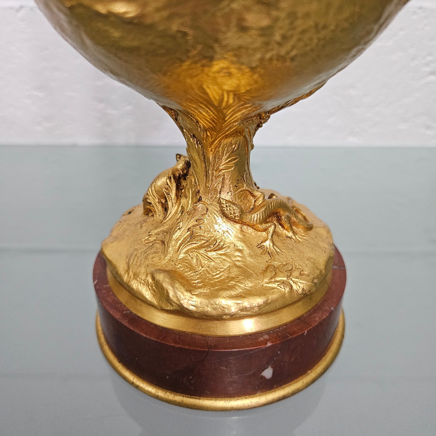 Finely Detailed 19th Century Gilt Bronze Vase