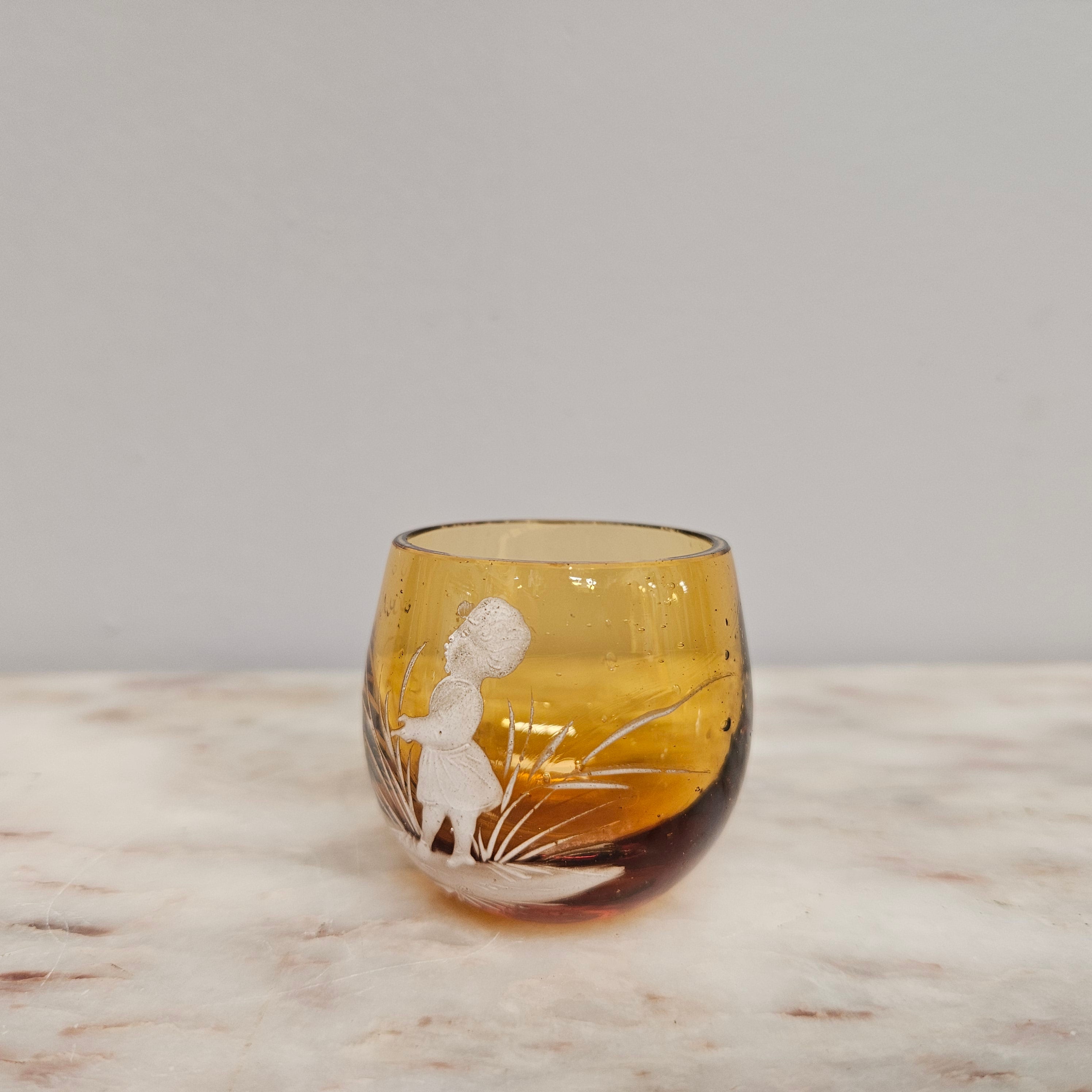 Vintage Mary Gregory Salt | Antique & Vintage | Moonee Ponds Antiques | Australia Wide
