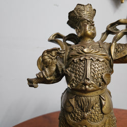 Vintage Bronze Of Guan Yu Chinese Deity