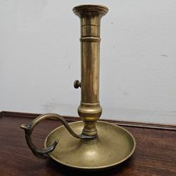 Antique Chamberstick Brass Candle Holder | Antique & Vintage | Moonee Ponds Antiques | Australia Wide Delivery