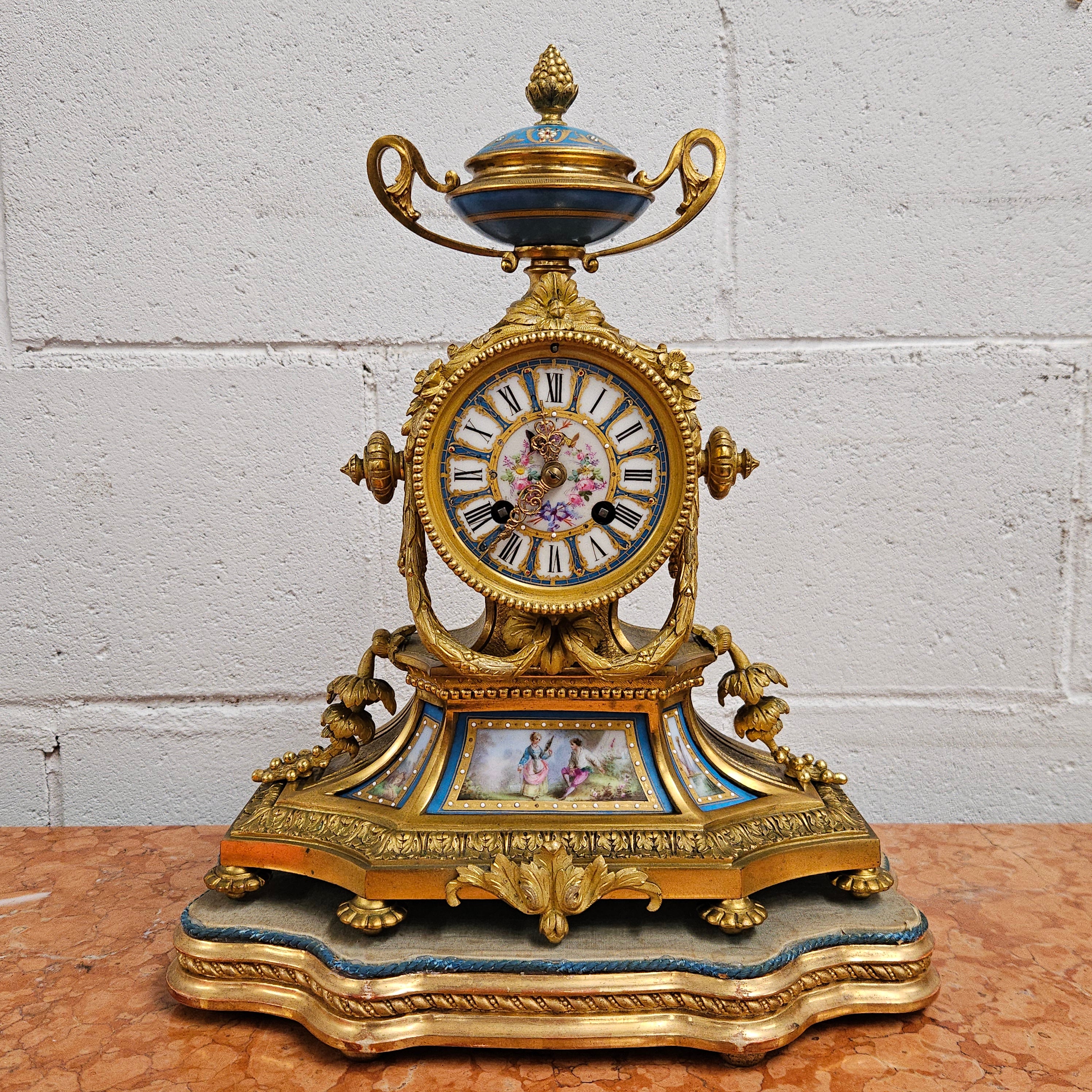 Louis XVI Style Seures Mauter Clock | Antique & Vintage | Moonee Ponds Antiques | Australia Wide Delivery