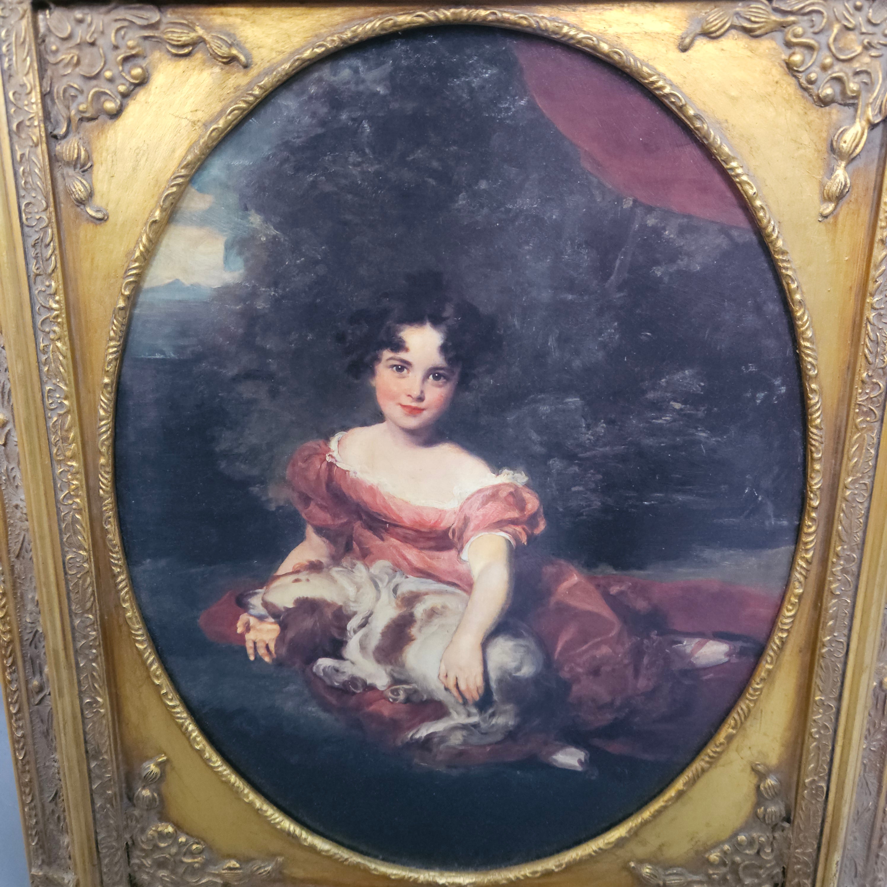 Vintage Gilt Wooden Frame Oleograph Print | Antique & Vintage | Moonee Ponds Antiques | Australia Wide Delivery