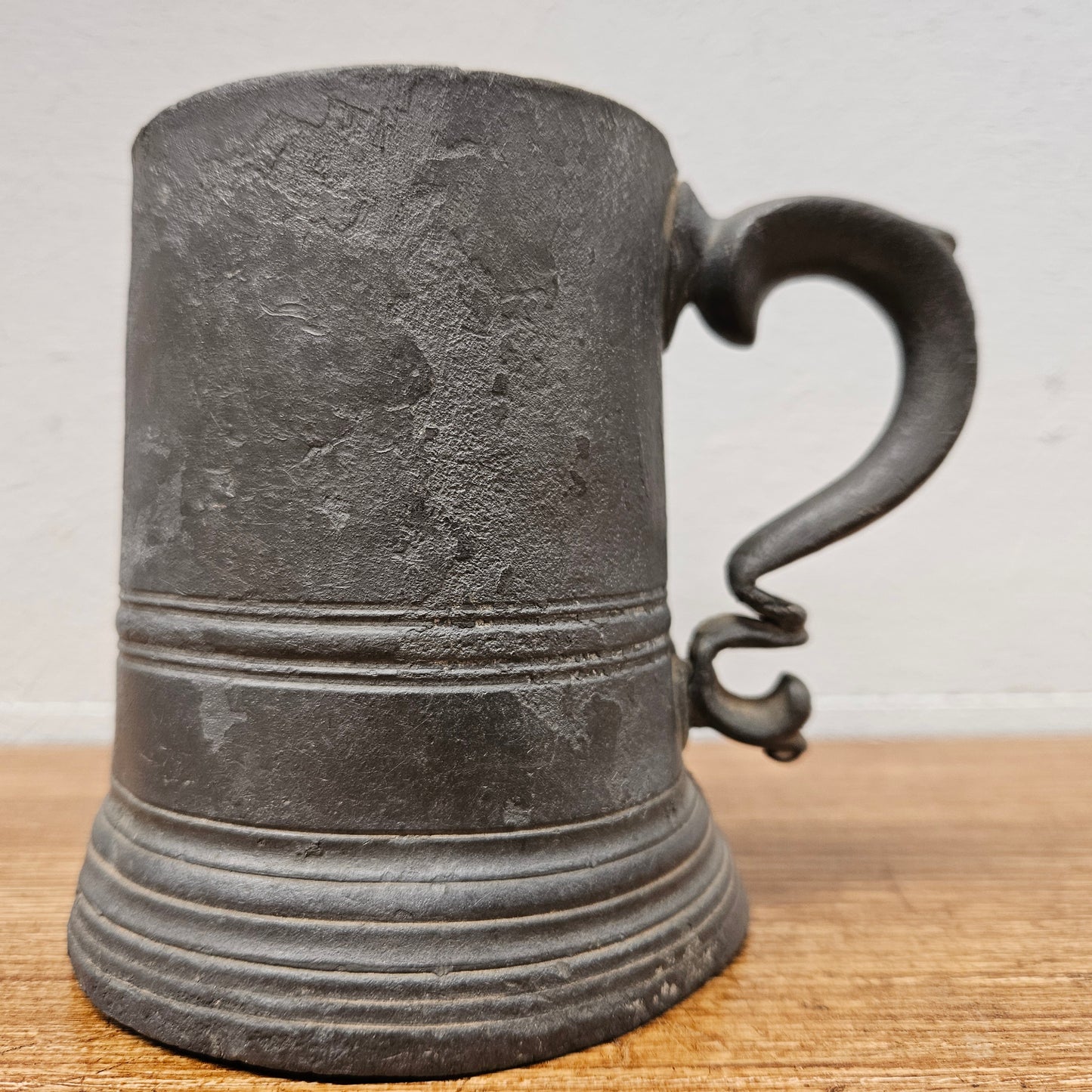 Antique Georgian Pewter Tankard