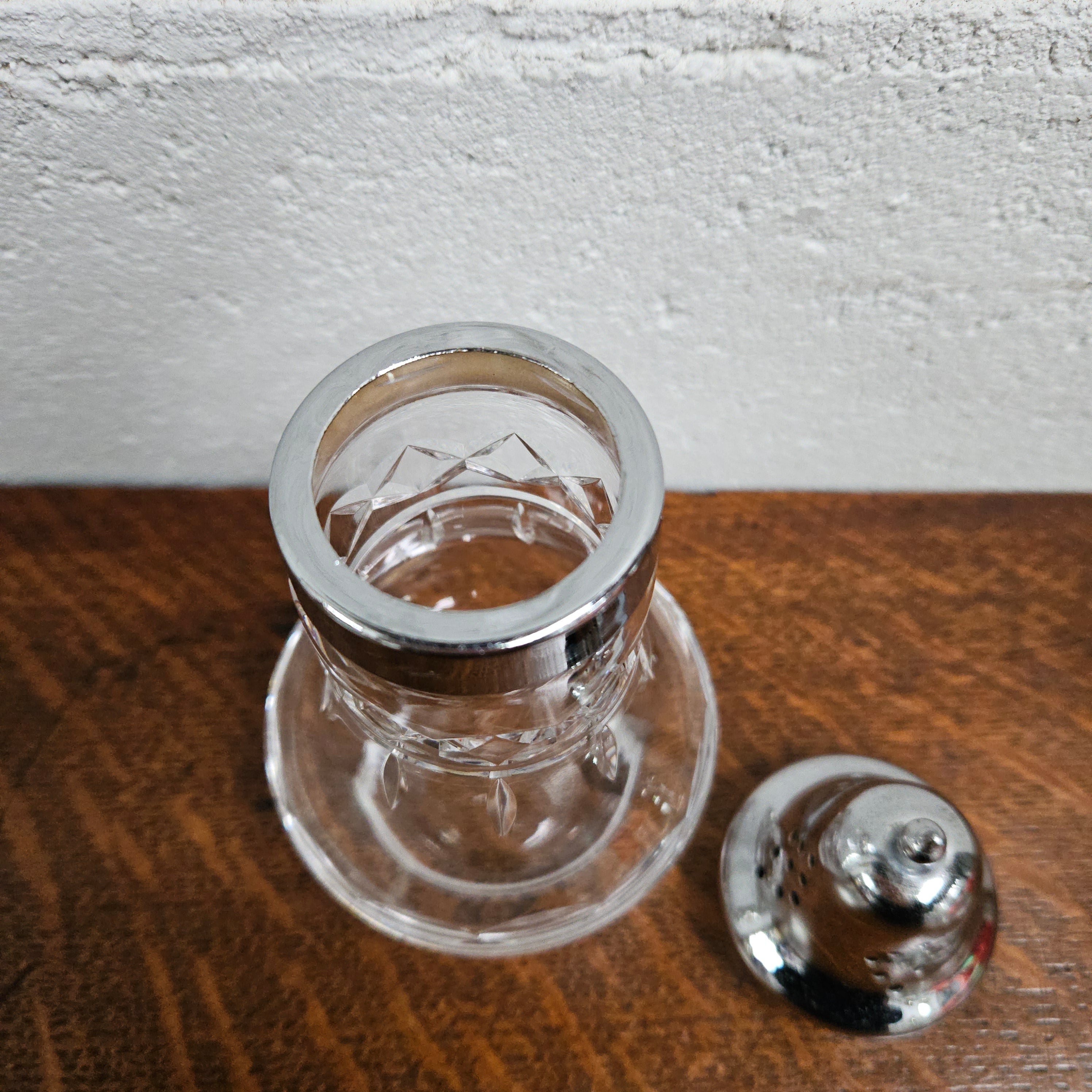 Vintage Stuart Crystal Sugar Castor, Shaker, Sifter | Antique & Vintage | Moonee Ponds Antiques | Australia Wide Delivery