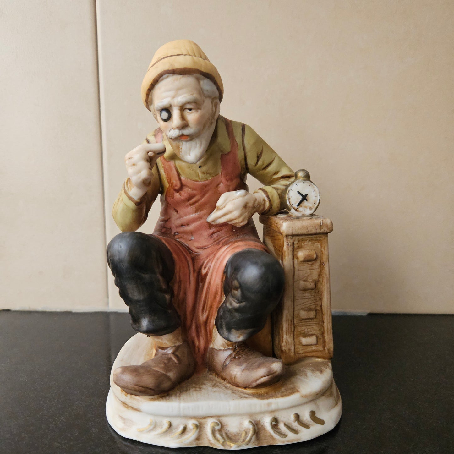 Vintage Spanish Watch Clock Repairer Figurine