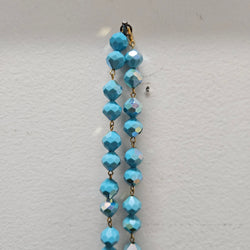 Vintage Turquoise Crystal Iridescent Glass Beads | Antique & Vintage | Moonee Ponds Antiques | Australia Wide Delivery