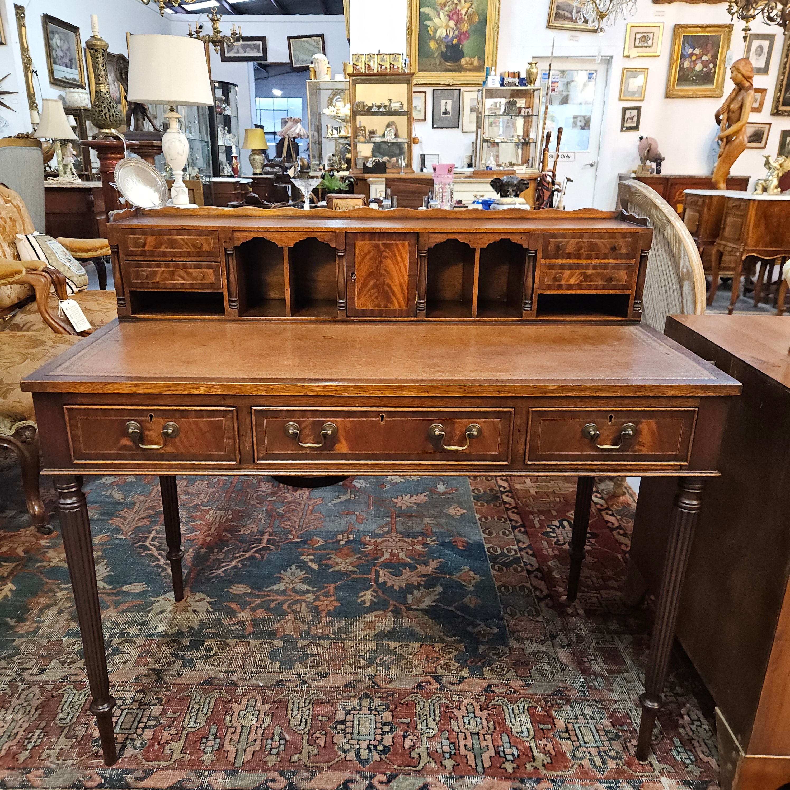 Mahogany Bonheur Du Jour Desk | Antique & Vintage | Moonee Ponds Antiques | Australia Wide Delivery
