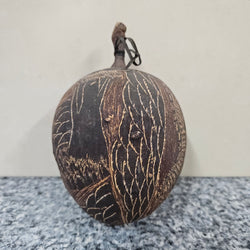 Engraved Boab-Tree Nut 1950's | Antique & Vintage | Moonee Ponds Antiques | Australia Wide Delivery