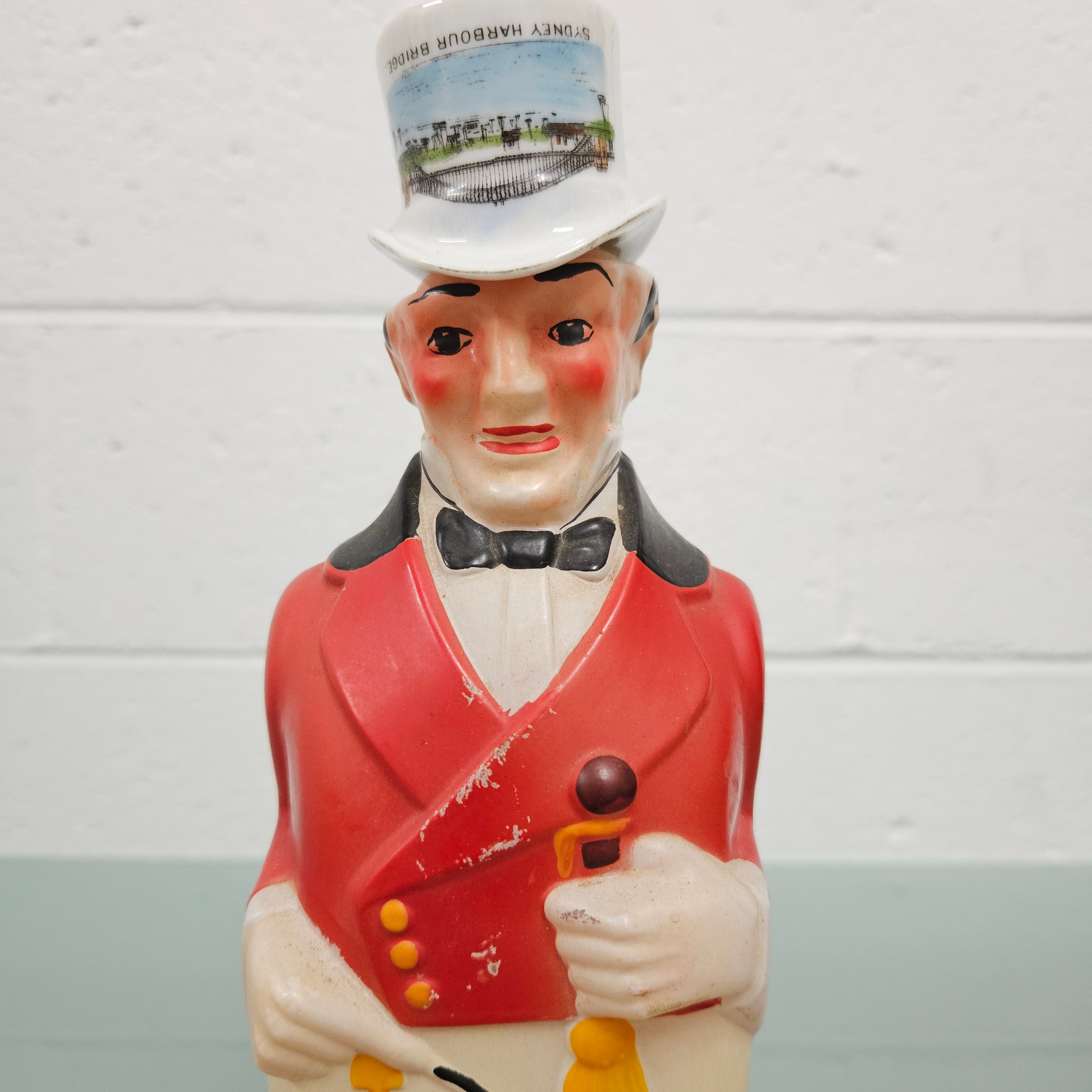 Vintage Johnny Walker Whisky Decanter With Replacement China Hat | Antique & Vintage | Moonee Ponds Antiques | Australia Wide Delivery