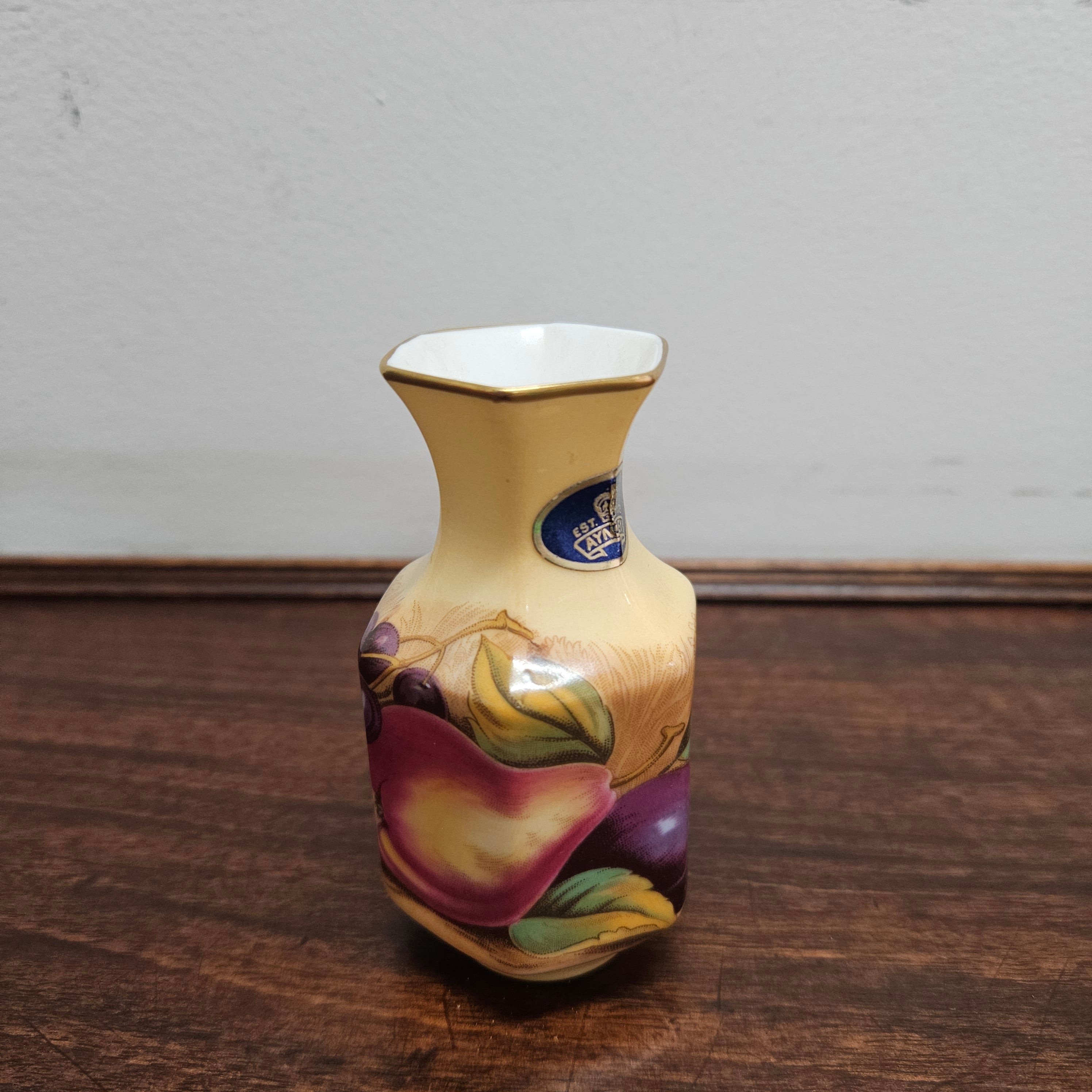 Aynsley Orchard Miniature Vase | Antique & Vintage | Moonee Ponds Antiques | Australia Wide