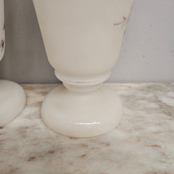 Pair of Victorian Opaline Glass Vases | Antique & Vintage | Moonee Ponds Antiques | Australia Wide Delivery