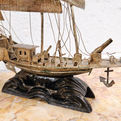 Miniature Vermeil Silver Chinese Sailing Ship | Antique & Vintage | Moonee Ponds Antiques | Australia Wide Delivery
