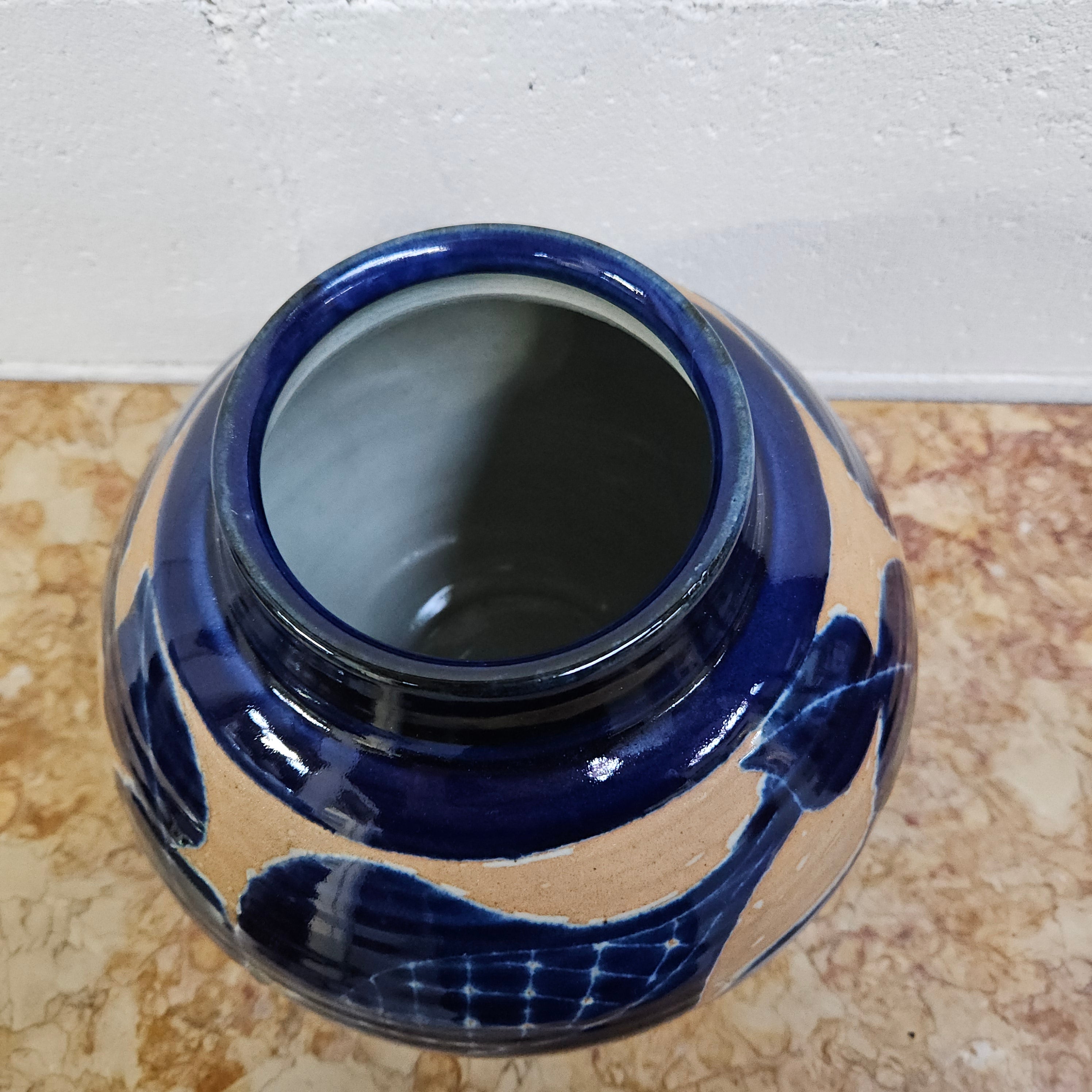 Impressive Vintage Kyoto Pottery Vase | Antique & Vintage | Moonee Ponds Antiques | Australia Wide Delivery