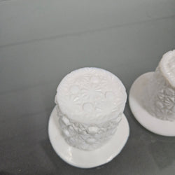 Pair of Fenton Milk Glass Top Hats | Antique & Vintage | Moonee Ponds Antiques | Australia Wide Delivery