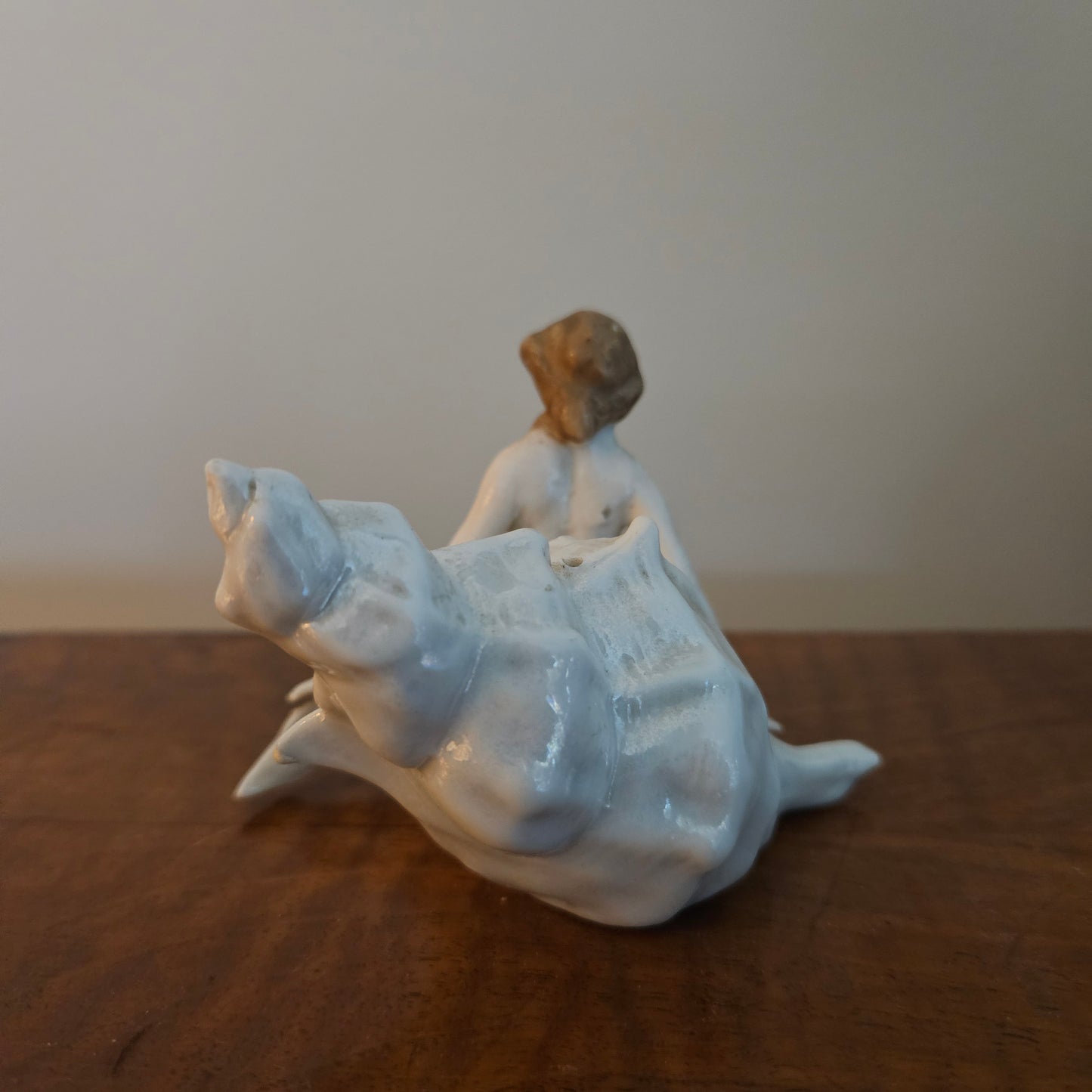 Vintage Ceramic Mermaid Ornament