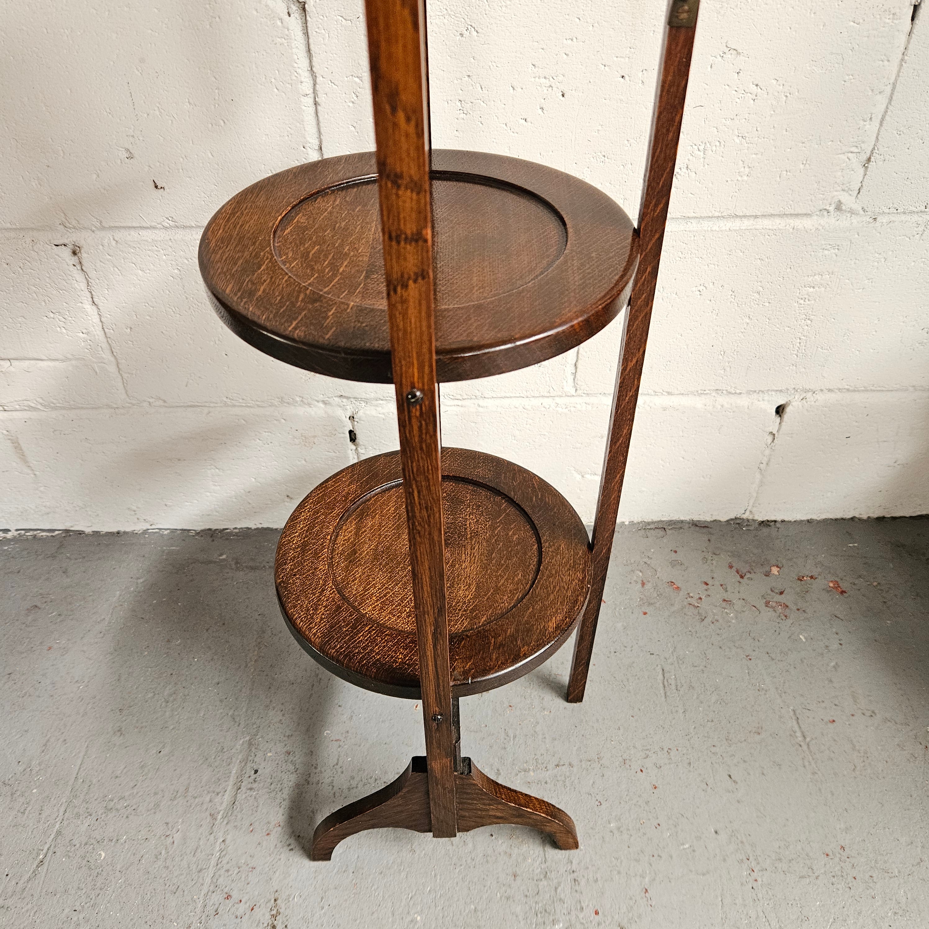3 Tier Foldable Mahogany Cake Stand | Antique & Vintage | Moonee Ponds Antiques | Australia Wide Delivery