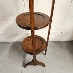 3 Tier Foldable Mahogany Cake Stand | Antique & Vintage | Moonee Ponds Antiques | Australia Wide Delivery