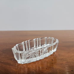 Vintage Silver Plated & Cut Glass Serving Boat | Antique & Vintage | Moonee Ponds Antiques | Australia Wide Delivery