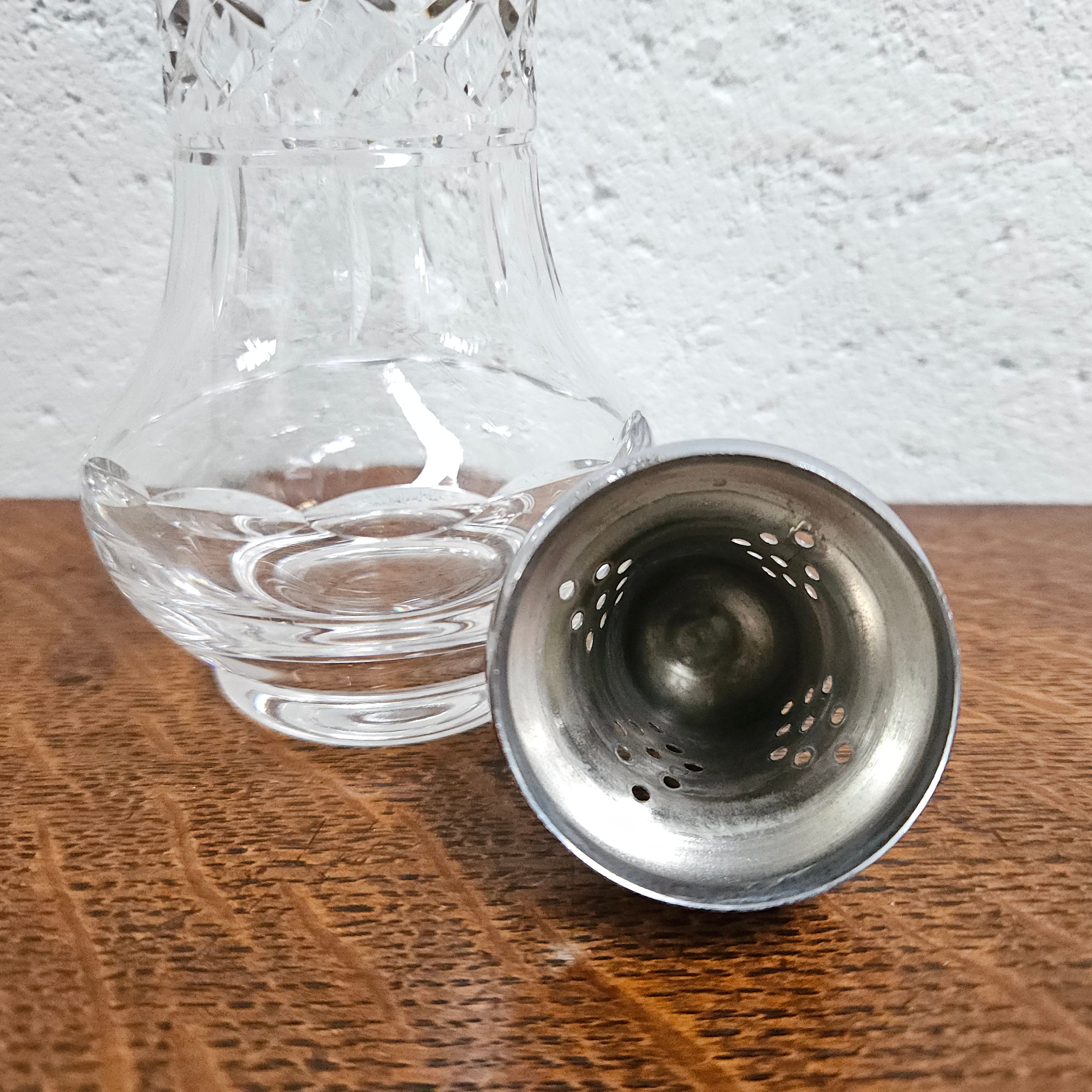 Vintage Stuart Crystal Sugar Castor, Shaker, Sifter | Antique & Vintage | Moonee Ponds Antiques | Australia Wide Delivery