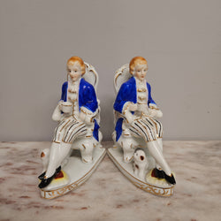 Pair of Vintage Porcelain Bookends | Antique & Vintage | Moonee Ponds Antiques | Australia Wide Delivery
