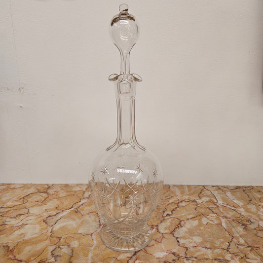 Crystal Glass Victorian Decanter