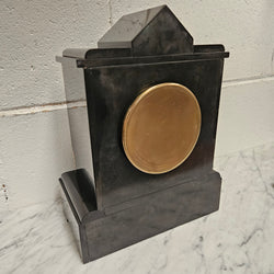 French Inlaid Marble Time Piece Clock Fully Serviced | Antique & Vintage | Moonee Ponds Antiques | Australia Wide Delivery