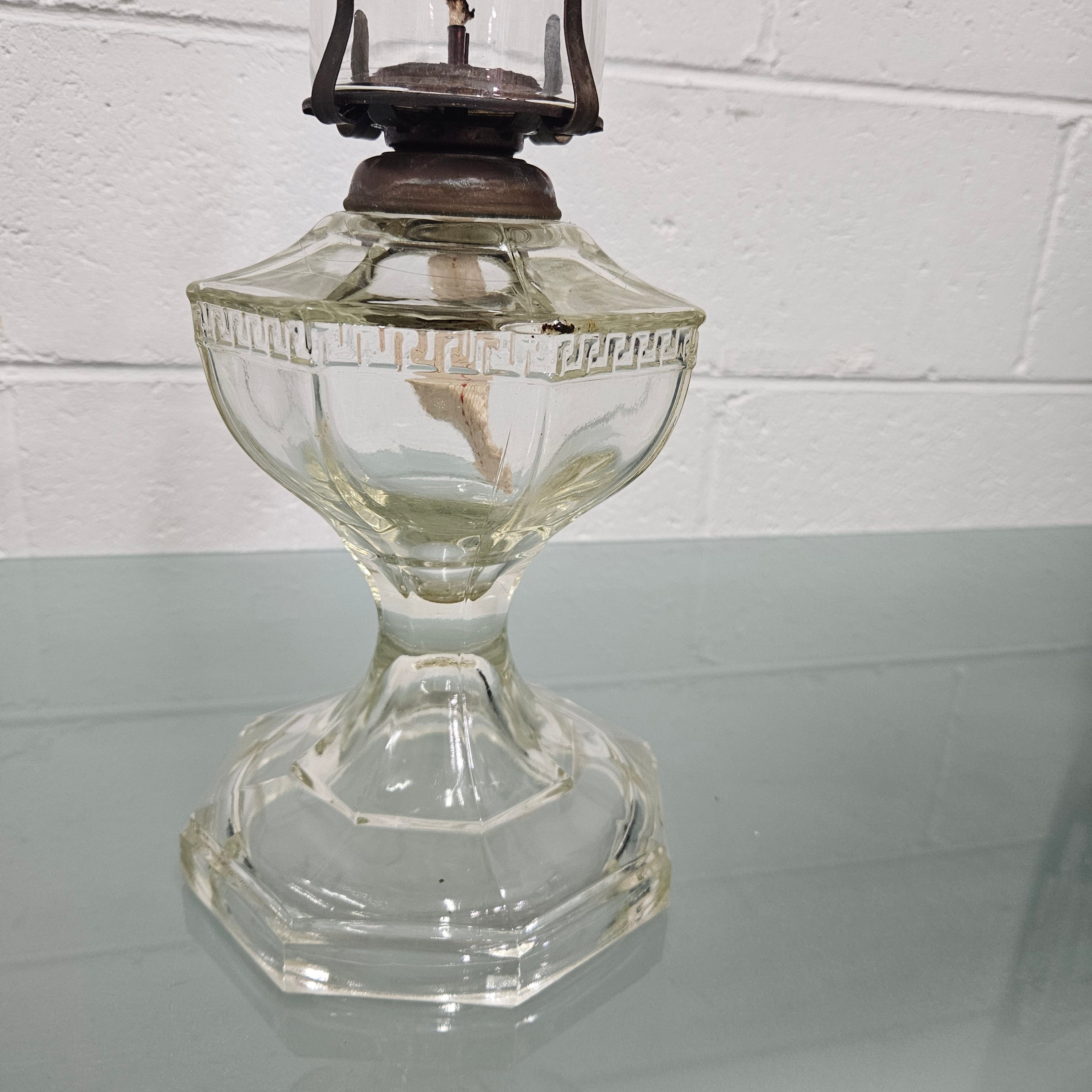 Antique Glass Kero Lamp | Antique & Vintage | Moonee Ponds Antiques | Australia Wide Delivery