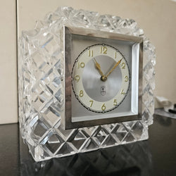 Vintage Crystal Bedroom Clock | Antique & Vintage | Moonee Ponds Antiques | Australia Wide Delivery