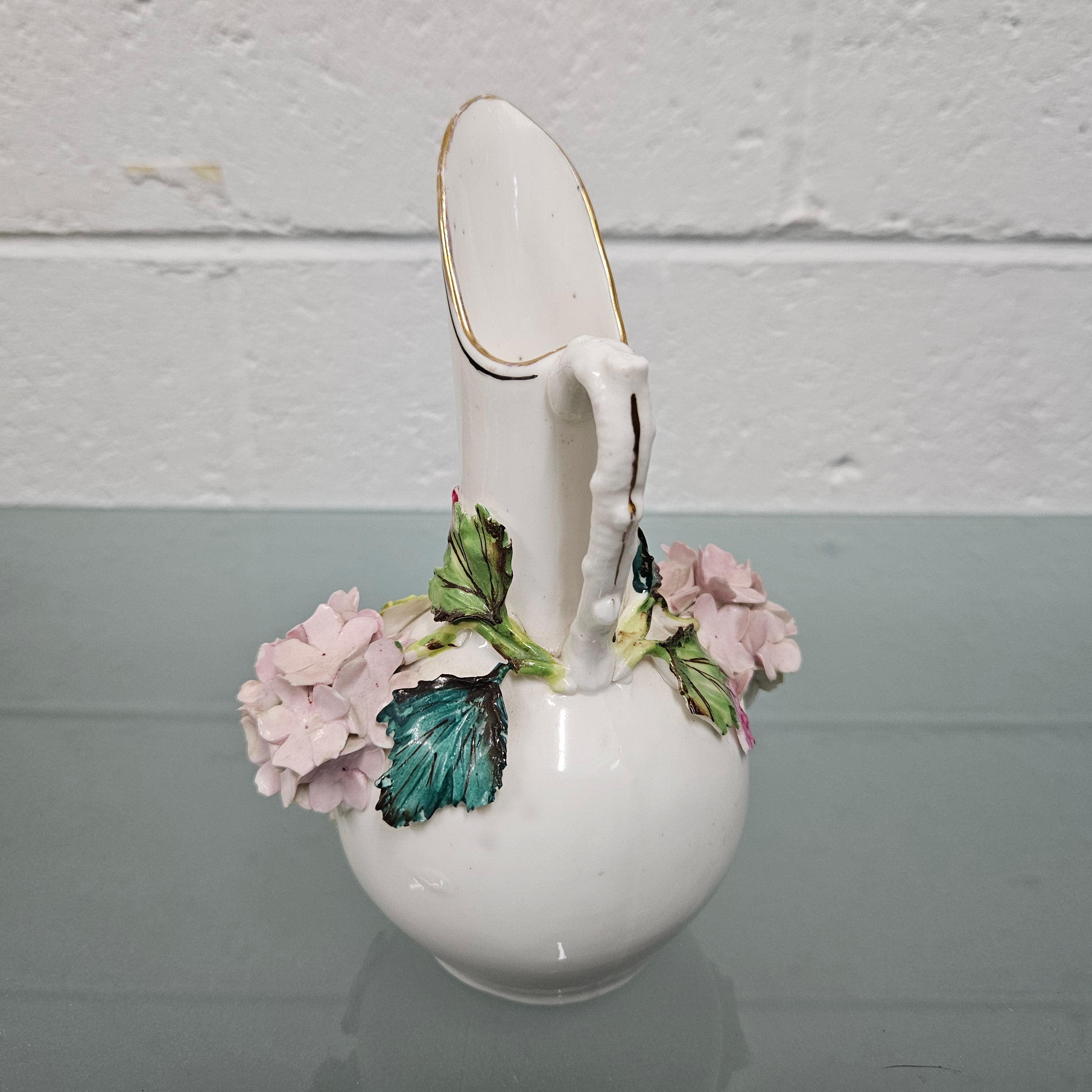 Antique Vase / Jug With Applied Floral Decoration | Antique & Vintage | Moonee Ponds Antiques | Australia Wide Delivery