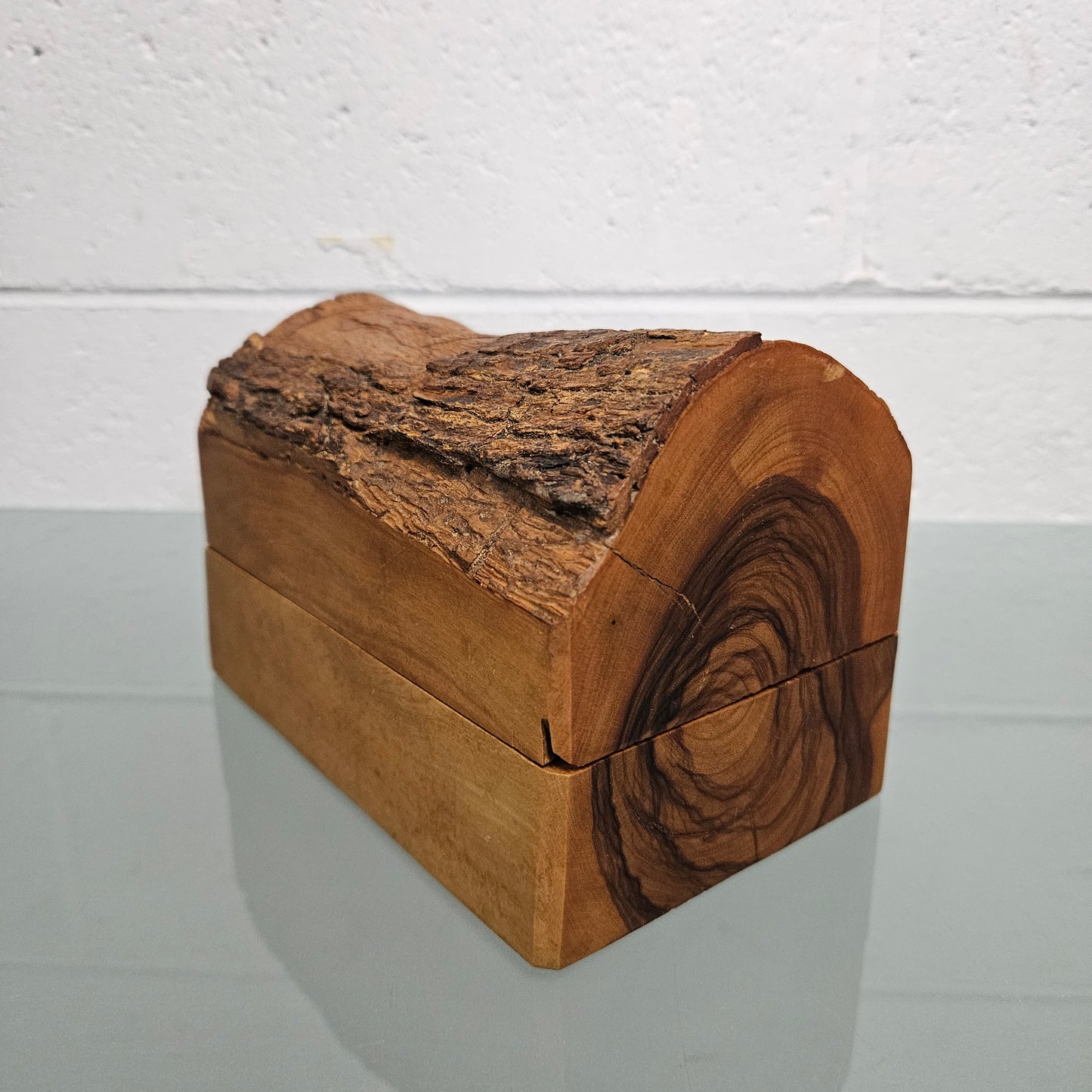 Rustic Hand Carved (Maple) Trinket Box