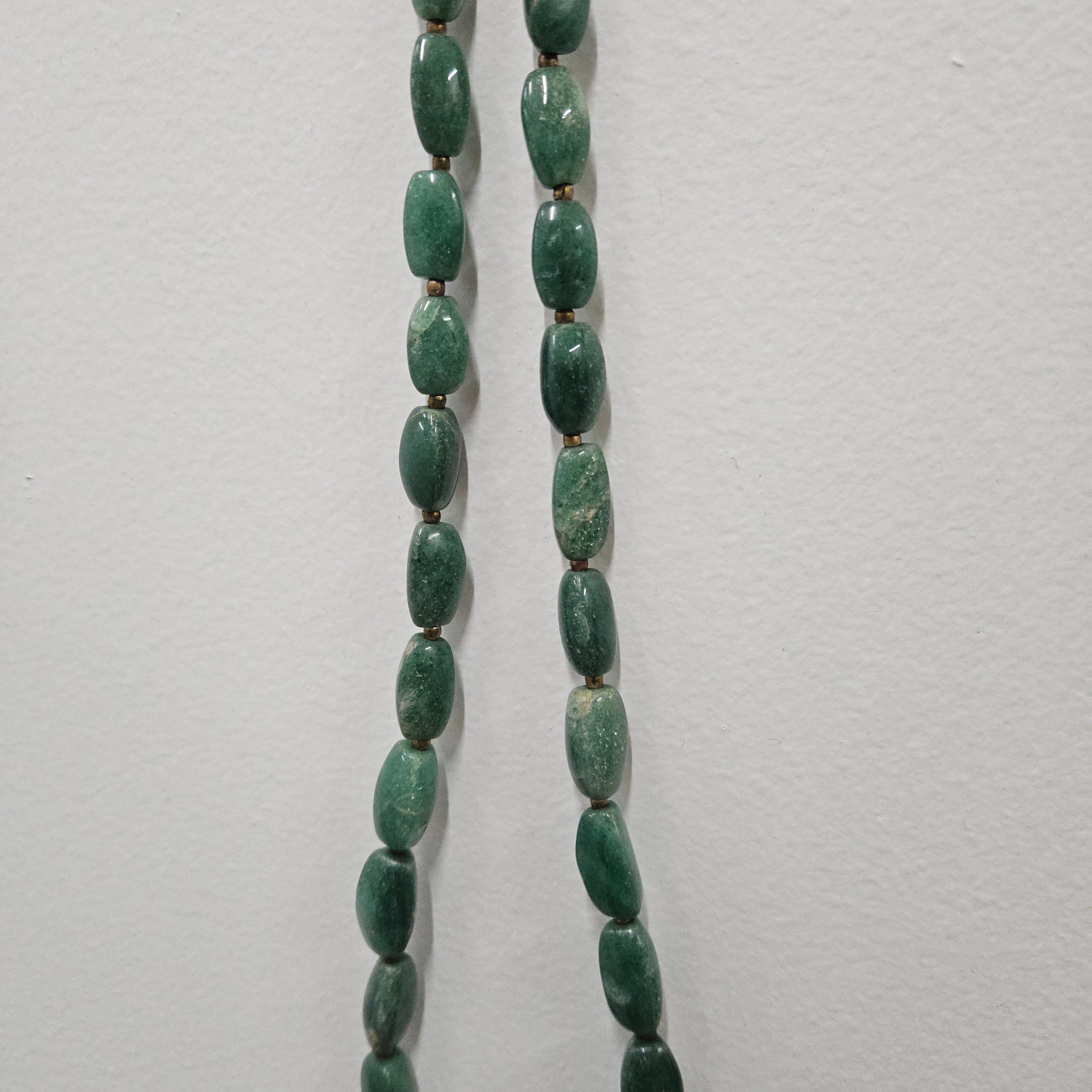 Vintage Aventurine Jade Necklace | Antique & Vintage | Moonee Ponds Antiques | Australia Wide Delivery