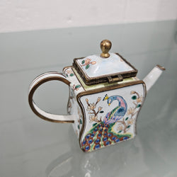 Chinese Enamel & Metal Teapot | Antique & Vintage | Moonee Ponds Antiques | Australia Wide Delivery