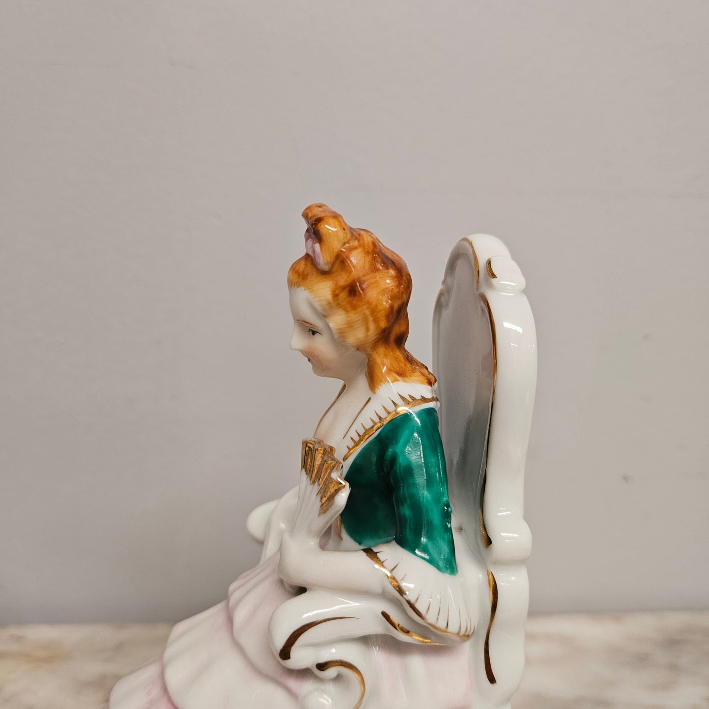 Pair of Vintage Porcelain Bookends