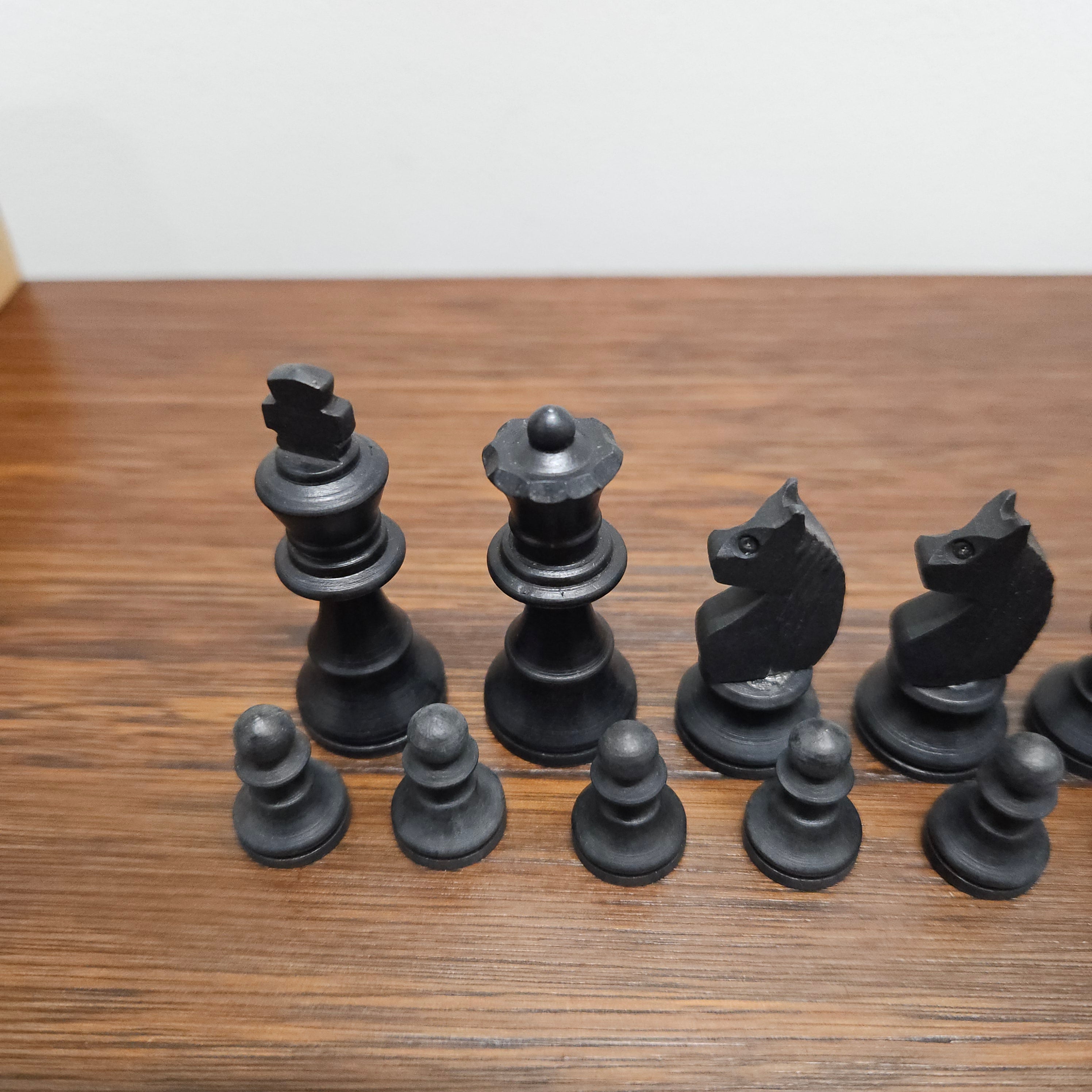 Vintage Wooden French Chess Set In Original Box | Antique & Vintage | Moonee Ponds Antiques | Australia Wide Delivery