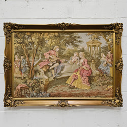 Vintage Framed Classical Wall Tapestry | Antique & Vintage | Moonee Ponds Antiques | Australia Wide Delivery