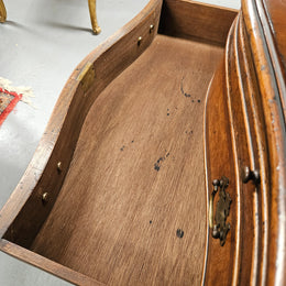 Pair of Georgian Style Chest of Drawers With Four Drawers & a Pull-Out