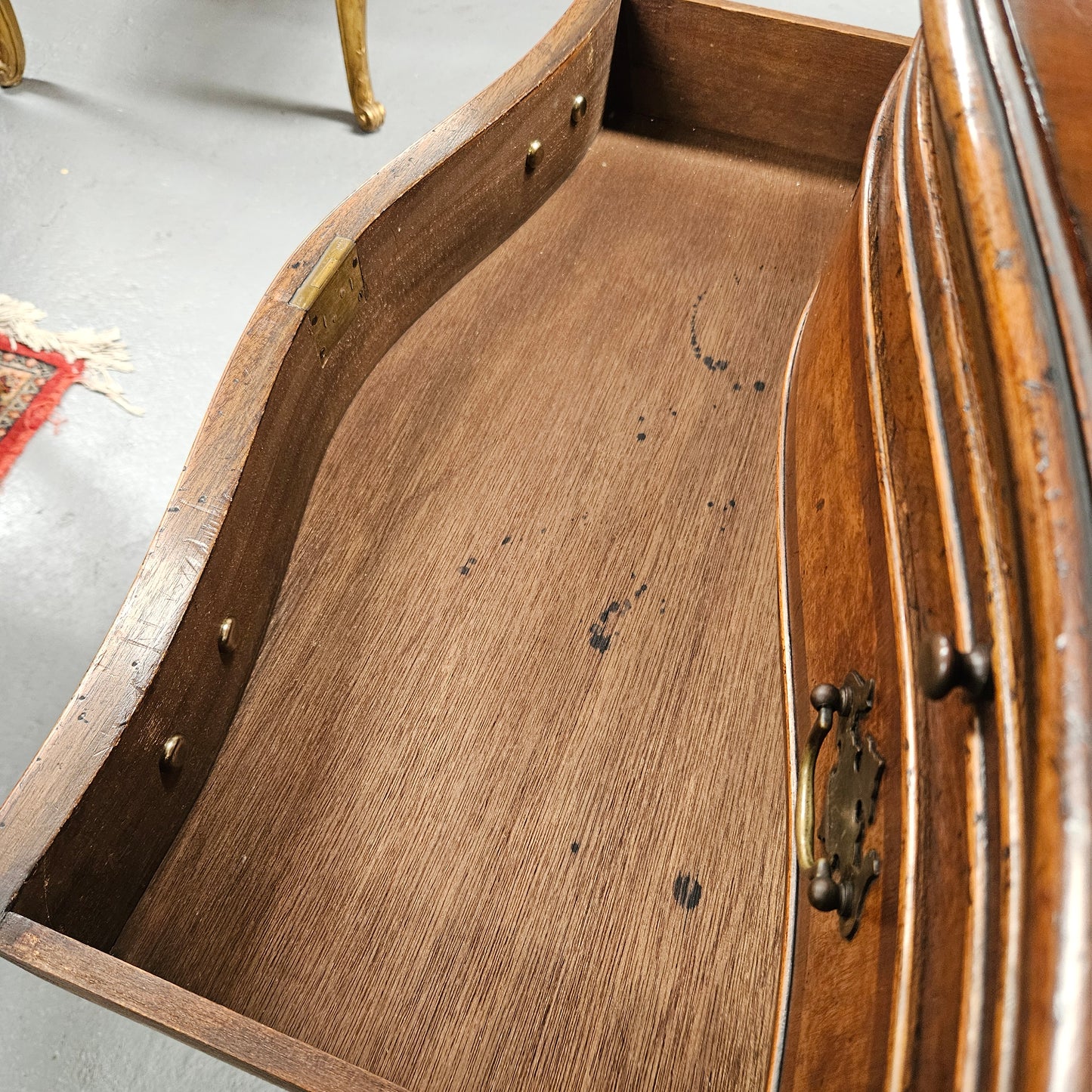 Pair of Georgian Style Chest of Drawers With Four Drawers & a Pull-Out