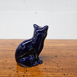 Limoge Cobalt Blue Cat | Antique & Vintage | Moonee Ponds Antiques | Australia Wide Delivery