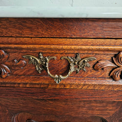Pair of Louis XV Style White Marble Top Bedside Cabinets | Antique & Vintage | Moonee Ponds Antiques | Australia Wide Delivery
