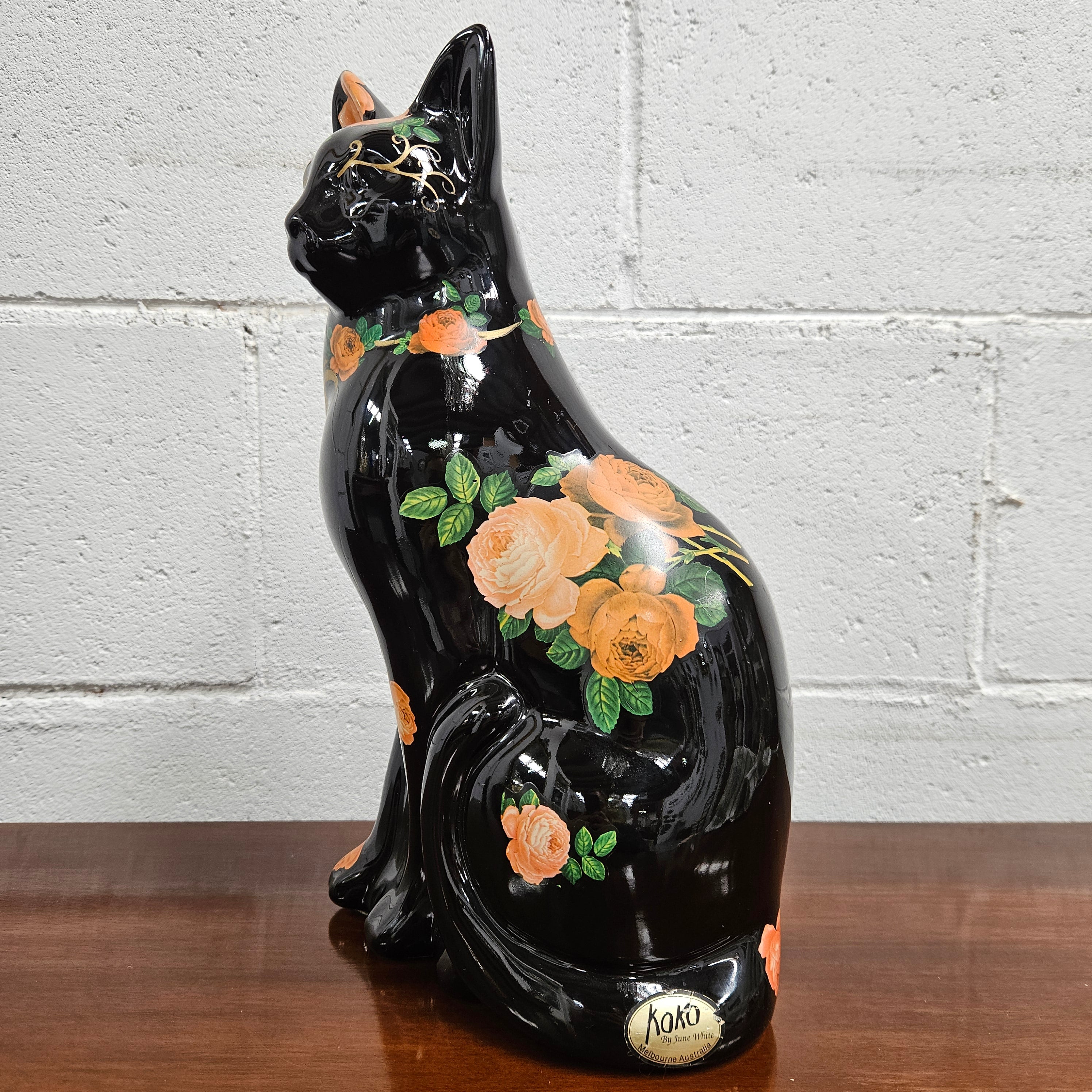 Hand Painted Koko Cat Figure | Antique & Vintage | Moonee Ponds Antiques | Australia Wide Delivery