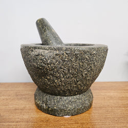Vintage Granite Mortar & Pestle | Antique & Vintage | Moonee Ponds Antiques | Australia Wide Delivery