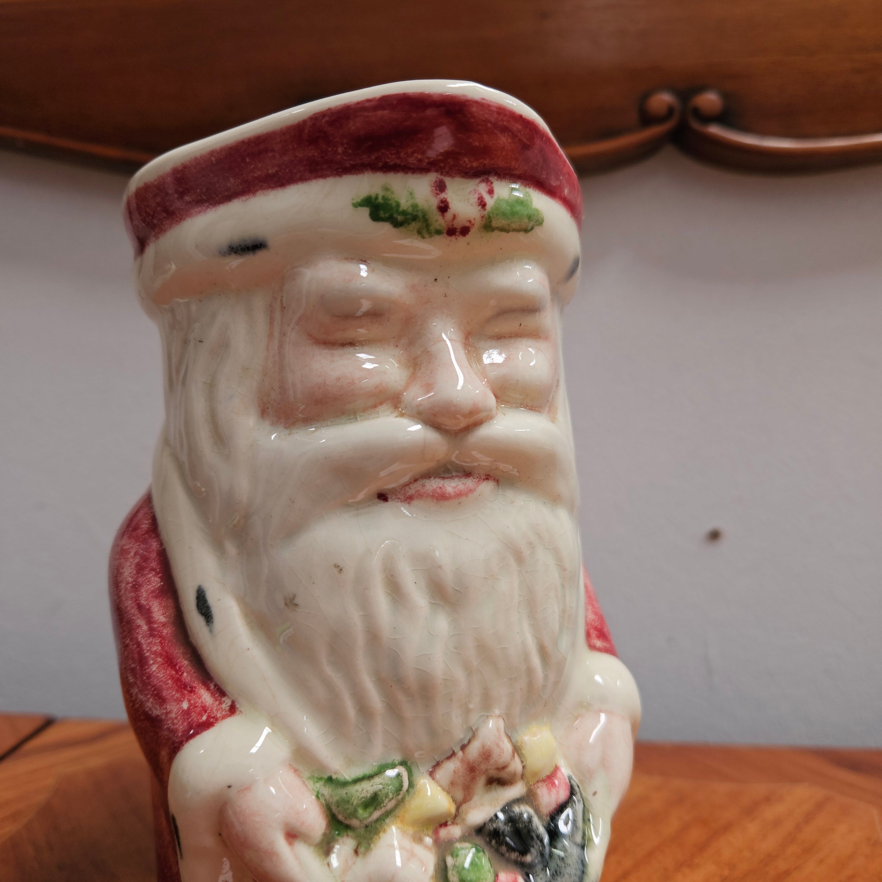 Australian Melrose Pottery Father Christmas Toby Jug | Antique & Vintage | Moonee Ponds Antiques | Australia Wide Delivery