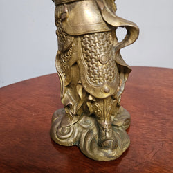 Vintage Bronze Of Guan Yu Chinese Deity